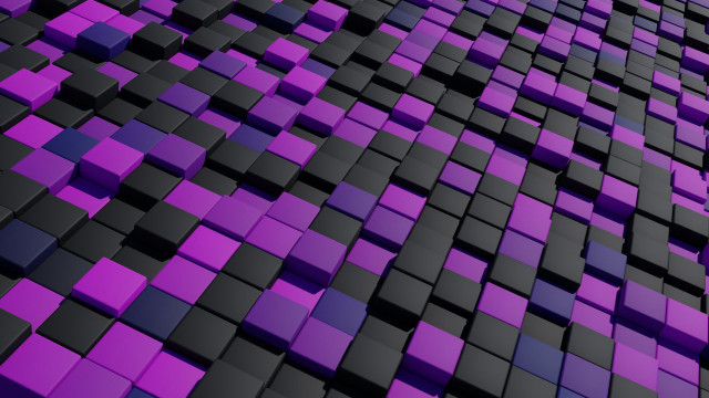 Purple cube pattern sky background free wallpaper for desktop - medium preview image