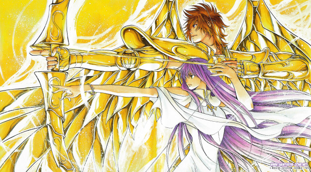 Angels swords looking yellow background free wallpaper for desktop - medium preview image