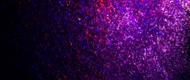 Confetti clock night sky stars free wallpaper for desktop - medium preview image