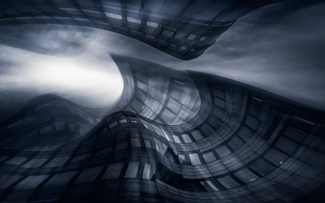 Large building long window sky free wallpaper for desktop - medium preview image