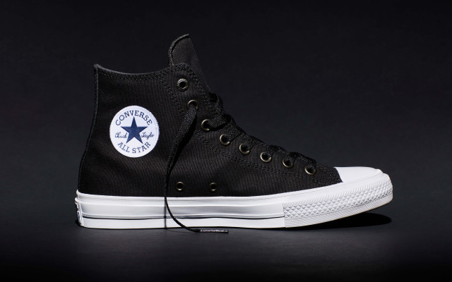 Black converse shoe white star free wallpaper for desktop - medium preview image