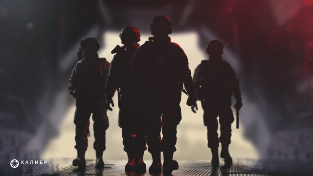 Soldiers tunnel redlight volumetric tiltshift free wallpaper for desktop - medium preview image