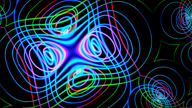 Colorful pattern circles lines mandelbrot free wallpaper for desktop - medium preview image