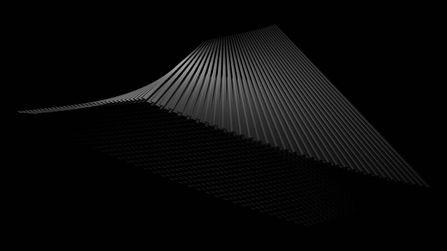 Black and white building clock free wallpaper for desktop - medium preview image