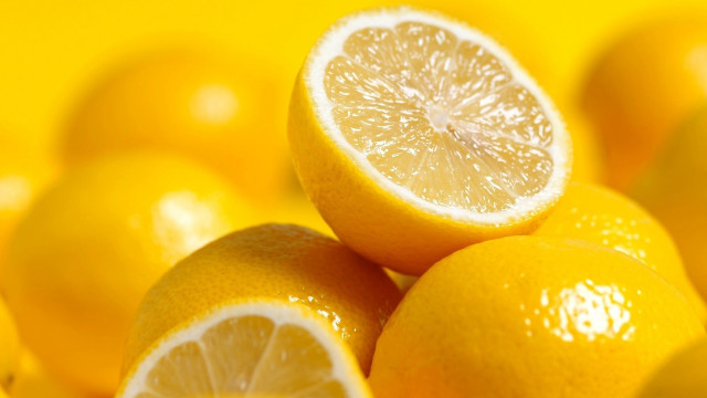 Lemon pile yellow surface rayonism free wallpaper for desktop - medium preview image