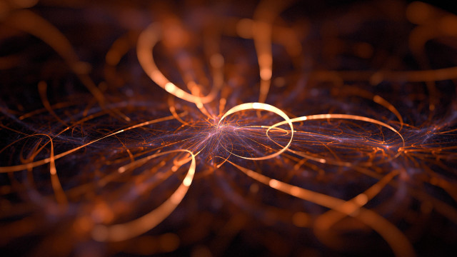 Spiral light night sky burning free wallpaper for desktop - medium preview image