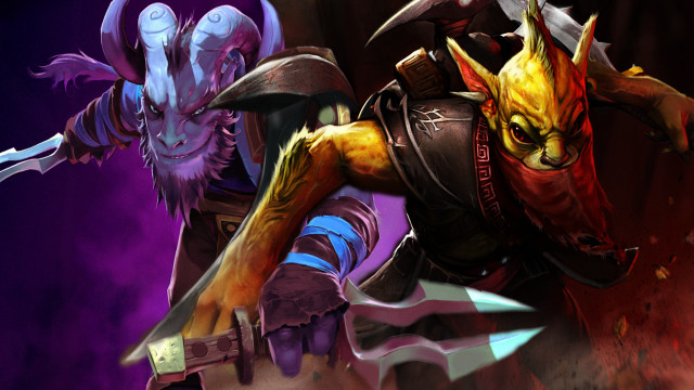 Demonic horned creature sword furry free wallpaper for desktop - medium preview image