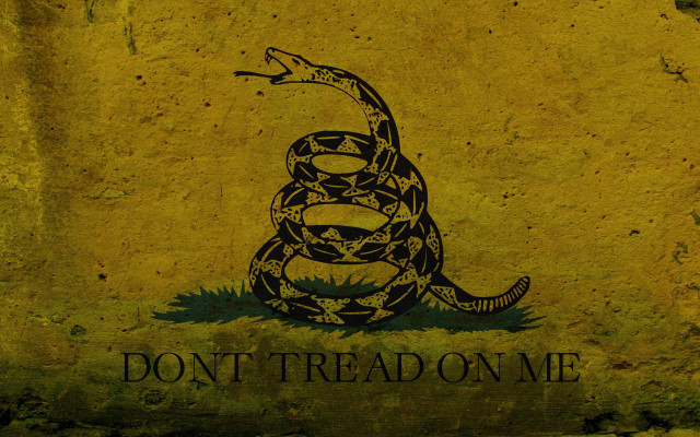 Snake sign dont tread american free wallpaper for desktop - medium preview image