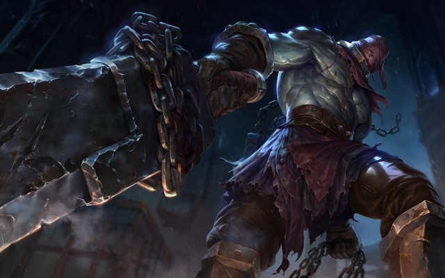 Demonic chained creature cave brom free wallpaper for desktop - medium preview image