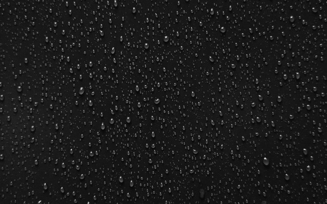 Black water drops minimalism rain free wallpaper for desktop - medium preview image