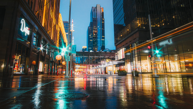 Arlington nelson lindenmuth cityscape night free wallpaper for desktop - medium preview image