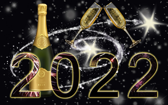 Champagne glasses 2012 futuristic night free wallpaper for desktop - medium preview image
