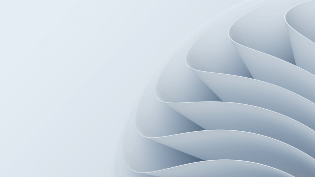 White abstract curved blue stripe free wallpaper for desktop - medium preview image