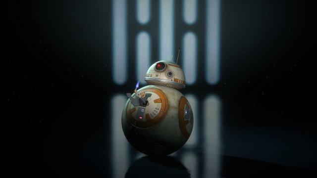 Bbg robot star wars night free wallpaper for desktop - medium preview image