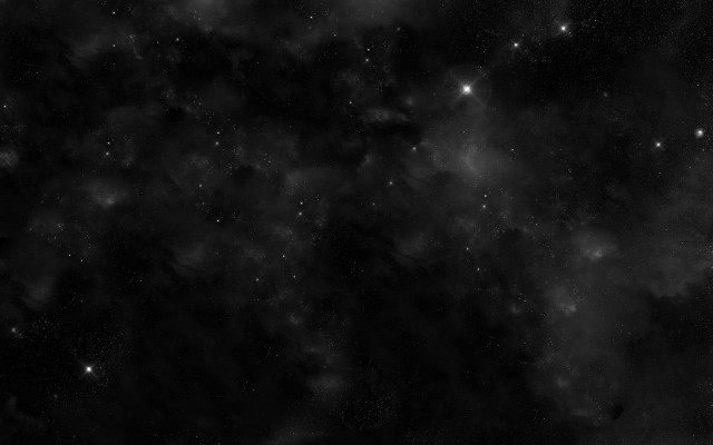 Black white star field clouds free wallpaper for desktop - medium preview image