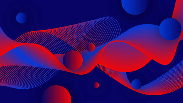 Blue red background design generative free wallpaper for desktop - medium preview image