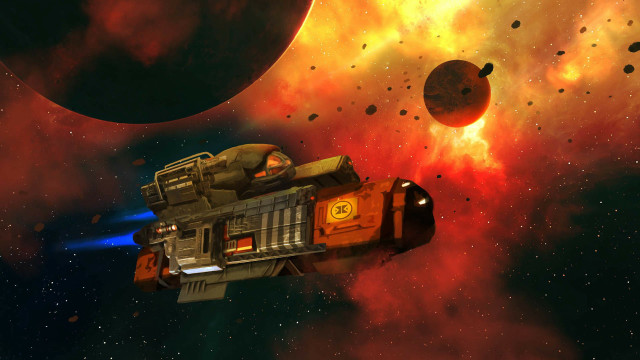 Space station galaxy planets star free wallpaper for desktop - medium preview image