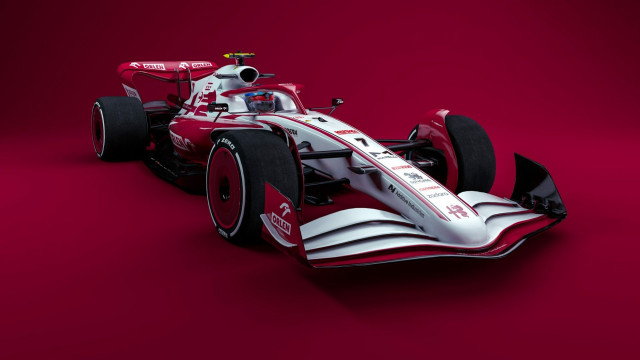Race car red white dahlov free wallpaper for desktop - medium preview image