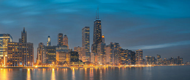 City skyline lake night asia #2 free wallpaper for desktop - medium preview image