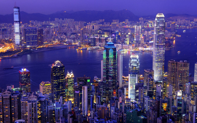 Tokyo city night lights skyline #2 free wallpaper for desktop - medium preview image