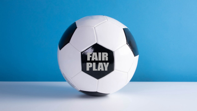 Soccer ball fairplay table blue free wallpaper for desktop - medium preview image