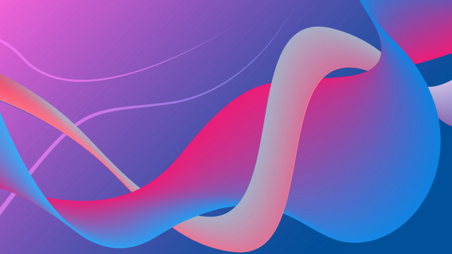 Colorful abstract curved center pink free wallpaper for desktop - medium preview image