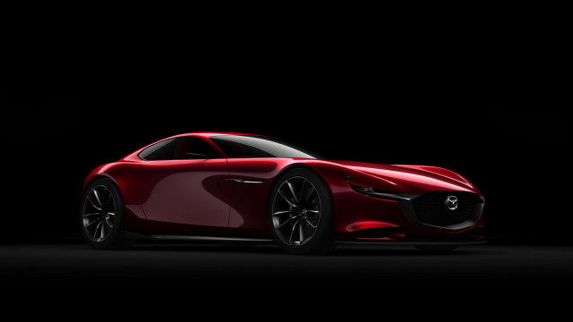 Red sports car dark room #9 free wallpaper for desktop - medium preview image