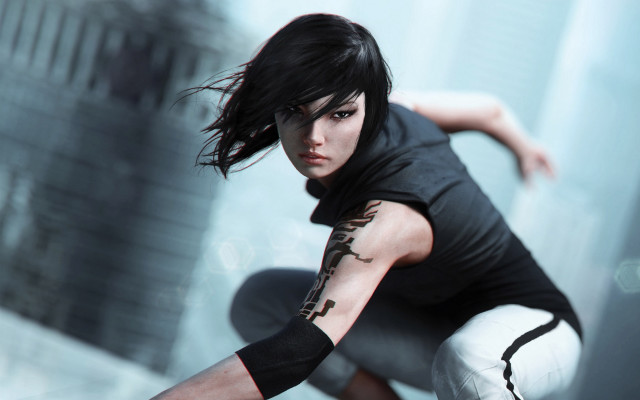 Woman tattoo arm sleeves city free wallpaper for desktop - medium preview image