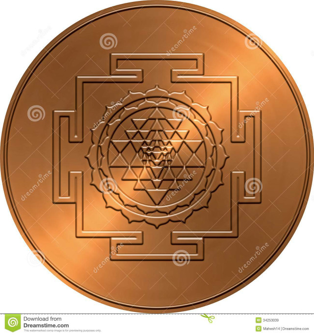 Gold coin flower of life free wallpaper for tablet - medium preview image