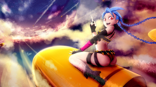 Cartoon girl astral giantess aya free wallpaper for desktop - medium preview image