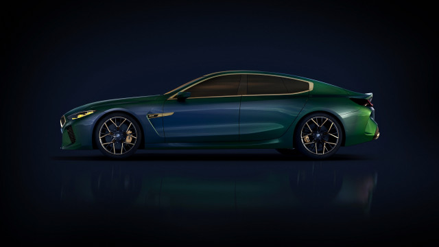 Green sports car dark room #3 free wallpaper for desktop - medium preview image