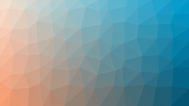Blue orange lowpoly triangle pattern free wallpaper for desktop - medium preview image