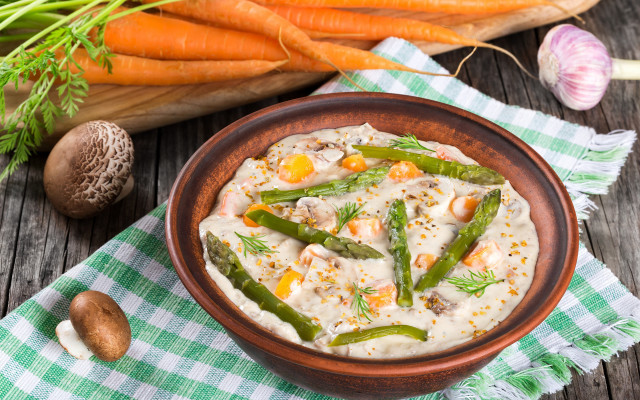 Vegetable dip bread table food free wallpaper for desktop - medium preview image