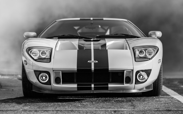 White black car hood stripe free wallpaper for desktop - medium preview image
