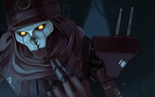 Creepy yellow eyed gun hat free wallpaper for desktop - medium preview image