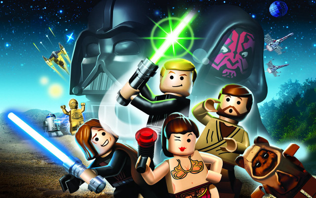 Lego star wars poster pixel free wallpaper for desktop - medium preview image
