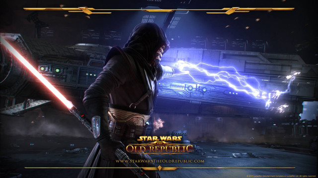 Lightsaber hero city lightning night free wallpaper for desktop - medium preview image