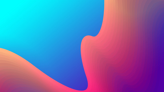 Blue pink gradient curved abstract free wallpaper for desktop - medium preview image