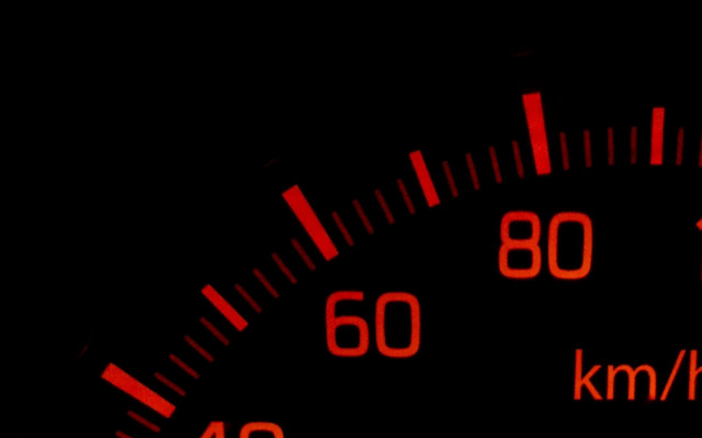 Speedometer red numbers black background free wallpaper for desktop - medium preview image