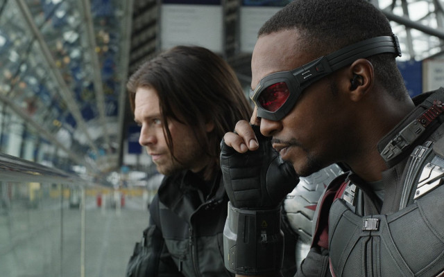 Men in black suits red free wallpaper for desktop - medium preview image