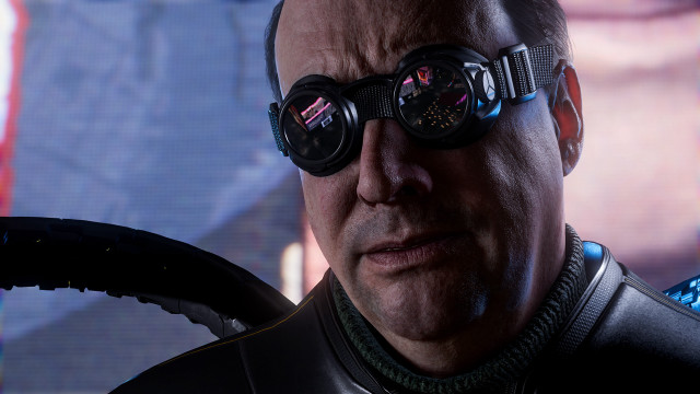 Man leather goggles steering poster free wallpaper for desktop - medium preview image