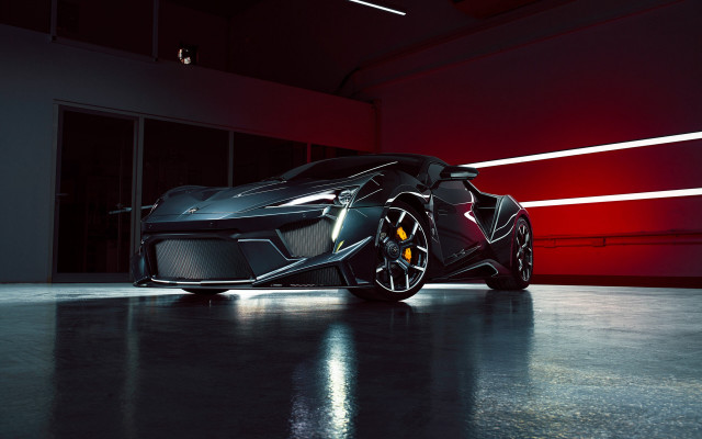 Black sports car garage red #6 free wallpaper for desktop - medium preview image