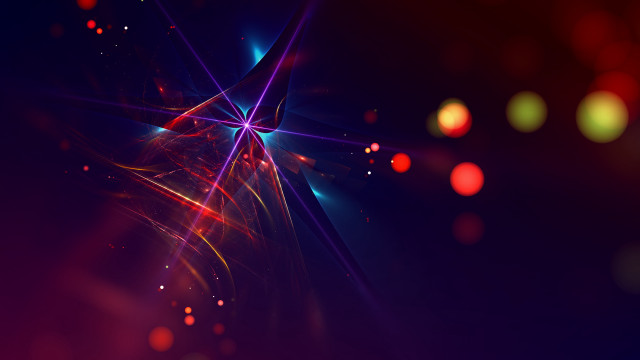 Colorful abstract starburst blurry background free wallpaper for desktop - medium preview image