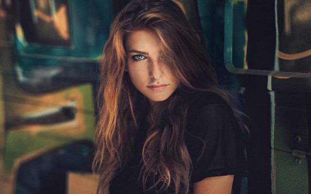 Alena aenami portrait blurry background free wallpaper for desktop - medium preview image