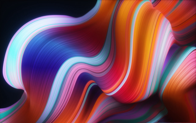 Colorful abstract black white border free wallpaper for desktop - medium preview image