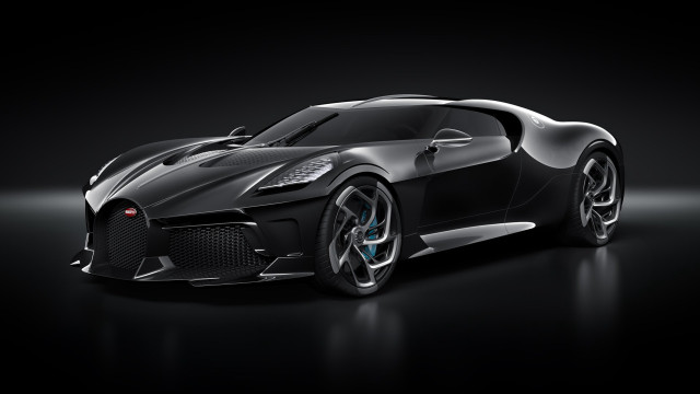 Black sports car spotlight panfuturism free wallpaper for desktop - medium preview image