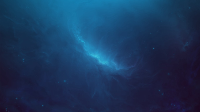 Blue sky stars moon galaxy free wallpaper for desktop - medium preview image