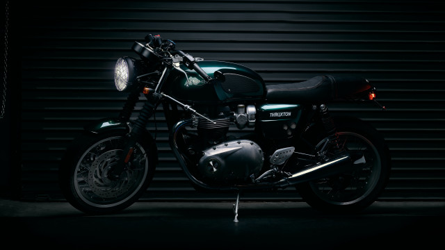 Motorcycle garage door dark light free wallpaper for desktop - medium preview image