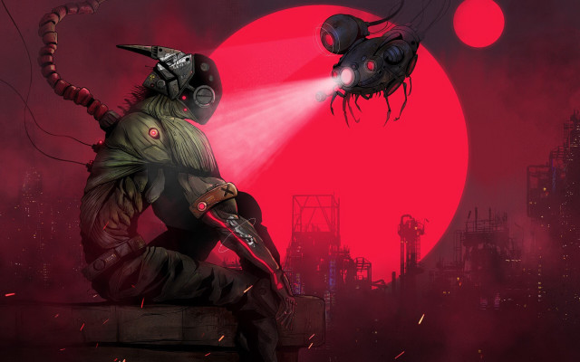 Man ledge light spider redsun free wallpaper for desktop - medium preview image