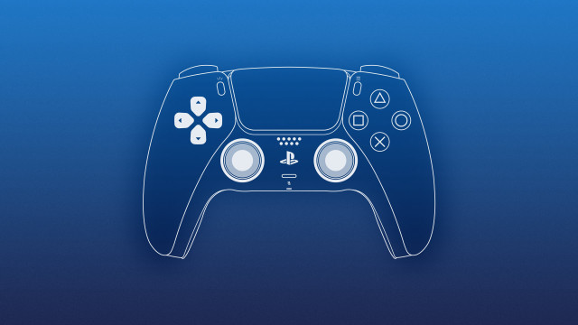 Neogeo controller celshaded blue background free wallpaper for desktop - medium preview image